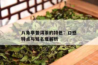 八角亭普洱茶的特色：口感特点与知名度解析