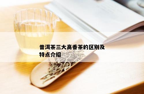 普洱茶三大高香茶的区别及特点介绍