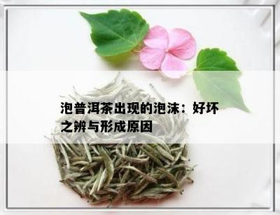 泡普洱茶出现的泡沫：好坏之辨与形成原因