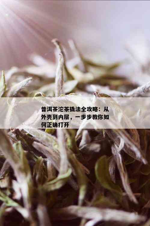 普洱茶沱茶撬法全攻略：从外壳到内层，一步步教你如何正确打开