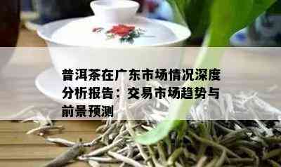 普洱茶在广东市场情况深度分析报告：交易市场趋势与前景预测