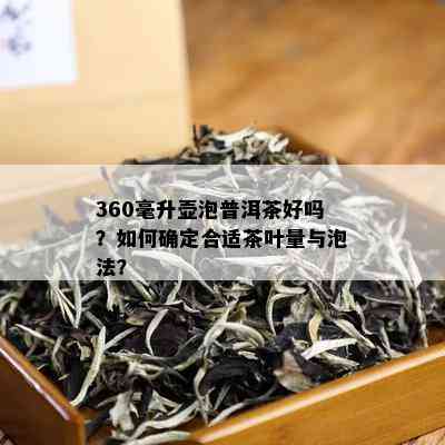 360毫升壶泡普洱茶好吗？如何确定合适茶叶量与泡法？