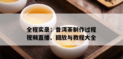 全程实录：普洱茶制作过程视频直播、回放与教程大全