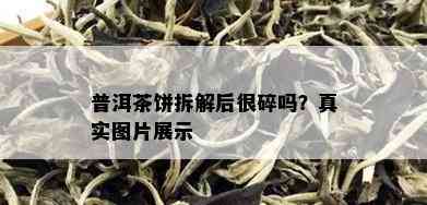 普洱茶饼拆解后很碎吗？真实图片展示