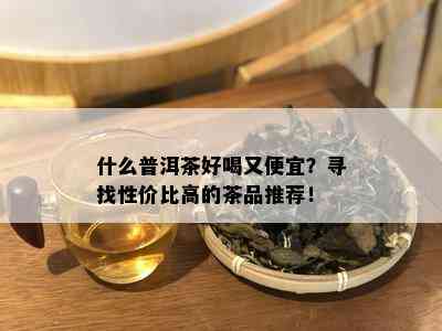 什么普洱茶好喝又便宜？寻找性价比高的茶品推荐！