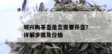 坭兴陶茶壶是否需要开壶？详解步骤及价格