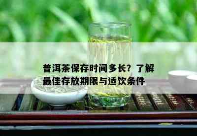 普洱茶保存时间多长？了解更佳存放期限与适饮条件