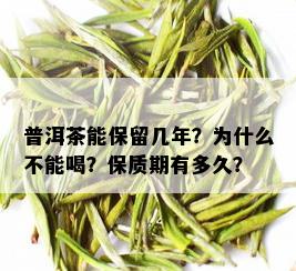 普洱茶能保留几年？为什么不能喝？保质期有多久？