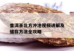 普洱茶北方冲泡视频讲解及储存方法全攻略