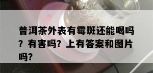 普洱茶外表有霉斑还能喝吗？有害吗？上有答案和图片吗？