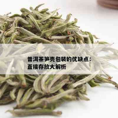 普洱茶笋壳包装的优缺点：直接存放大解析