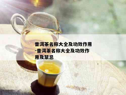 普洱茶名称大全及功效作用-普洱茶名称大全及功效作用及禁忌