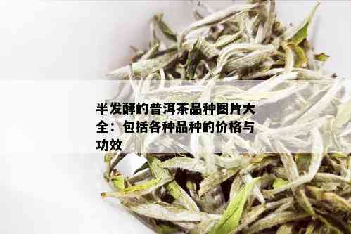 半发酵的普洱茶品种图片大全：包括各种品种的价格与功效