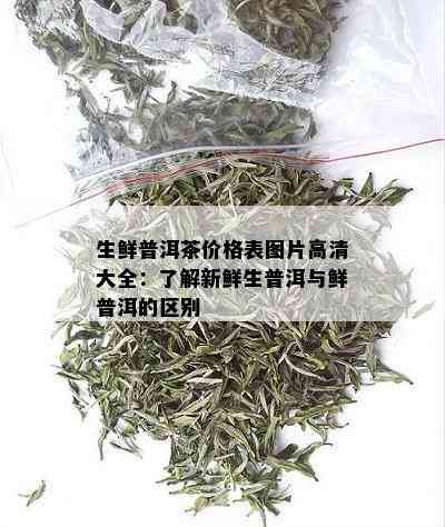 生鲜普洱茶价格表图片高清大全：了解新鲜生普洱与鲜普洱的区别