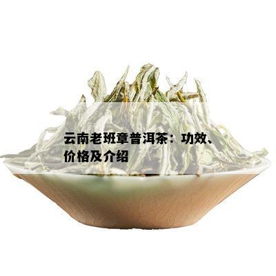 云南老班章普洱茶：功效、价格及介绍