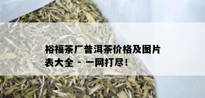 裕福茶厂普洱茶价格及图片表大全 - 一网打尽！