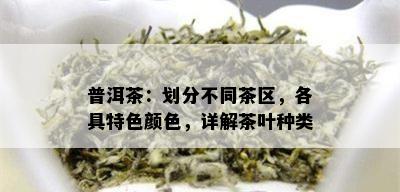 普洱茶：划分不同茶区，各具特色颜色，详解茶叶种类