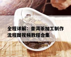 全程详解：普洱茶加工制作流程图视频教程合集