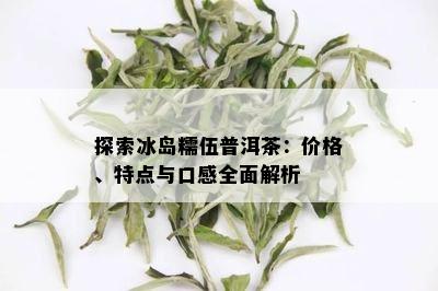 探索冰岛糯伍普洱茶：价格、特点与口感全面解析