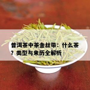 普洱茶中茶金丝带：什么茶？类型与来历全解析