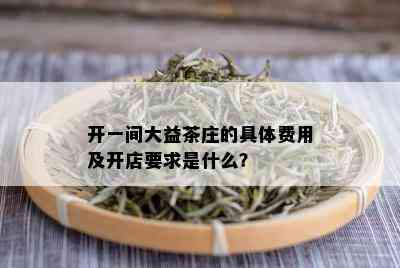 开一间大益茶庄的具体费用及开店要求是什么？