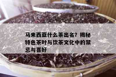 马来西亚什么茶出名？揭秘特色茶叶与饮茶文化中的禁忌与喜好