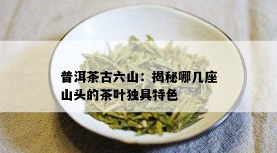 普洱茶古六山：揭秘哪几座山头的茶叶独具特色