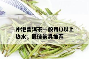 冲泡普洱茶一般用()以上热水，更佳茶具推荐