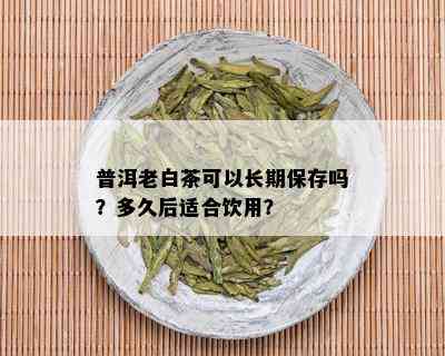 普洱老白茶可以长期保存吗？多久后适合饮用？