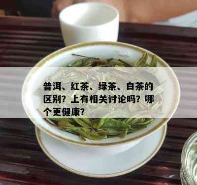 普洱、红茶、绿茶、白茶的区别？上有相关讨论吗？哪个更健康？