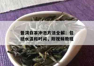 普洱白茶冲泡方法全解：包括水温和时间，附视频教程