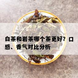 白茶和岩茶哪个茶更好？口感、香气对比分析