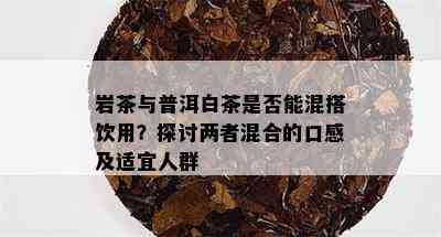 岩茶与普洱白茶是否能混搭饮用？探讨两者混合的口感及适宜人群