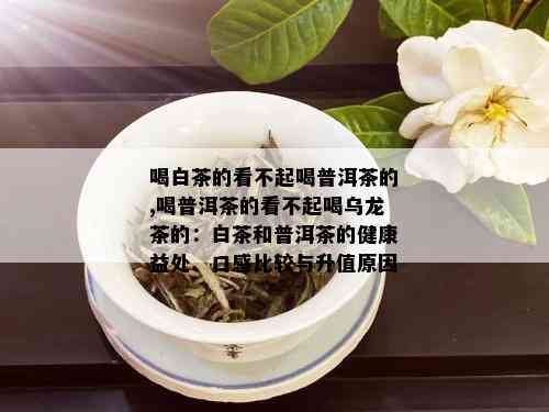 喝白茶的看不起喝普洱茶的,喝普洱茶的看不起喝乌龙茶的：白茶和普洱茶的健康益处、口感比较与升值原因