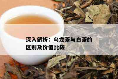 深入解析：乌龙茶与白茶的区别及价值比较