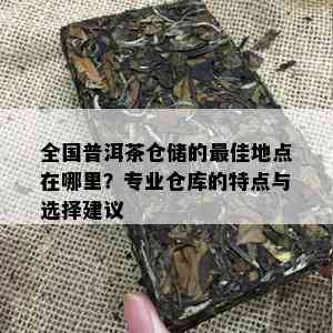 全国普洱茶仓储的更佳地点在哪里？专业仓库的特点与选择建议