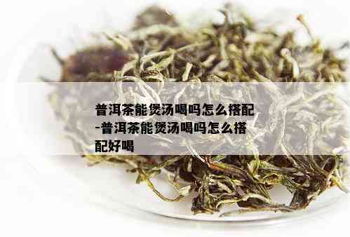 普洱茶能煲汤喝吗怎么搭配-普洱茶能煲汤喝吗怎么搭配好喝