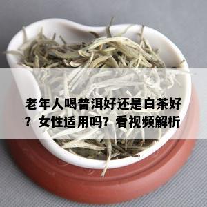 老年人喝普洱好还是白茶好？女性适用吗？看视频解析