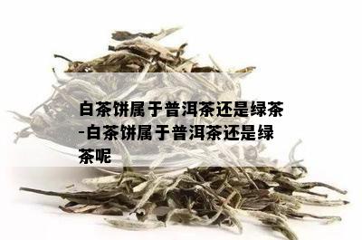 白茶饼属于普洱茶还是绿茶-白茶饼属于普洱茶还是绿茶呢