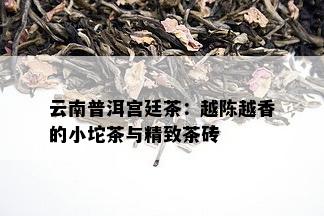 云南普洱宫廷茶：越陈越香的小坨茶与精致茶砖