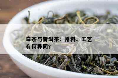 白茶与普洱茶：用料、工艺有何异同？