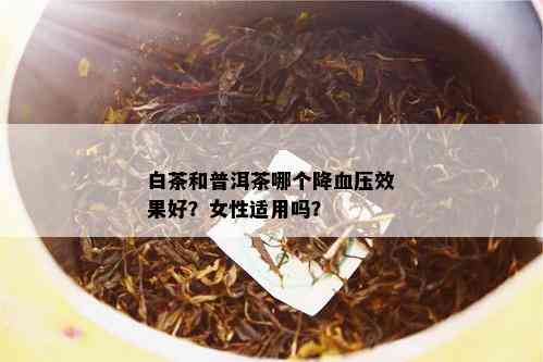 白茶和普洱茶哪个降血压效果好？女性适用吗？