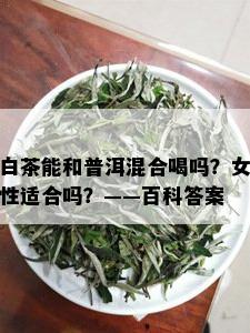 白茶能和普洱混合喝吗？女性适合吗？——百科答案