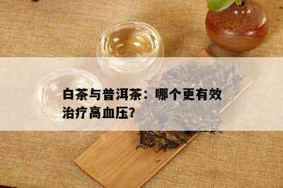 白茶与普洱茶：哪个更有效治疗高血压？