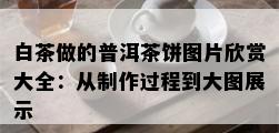 白茶做的普洱茶饼图片欣赏大全：从制作过程到大图展示