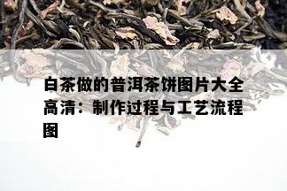 白茶做的普洱茶饼图片大全高清：制作过程与工艺流程图