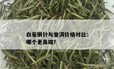 白毫银针与普洱价格对比：哪个更高端？