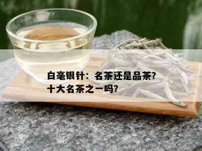 白毫银针：名茶还是品茶？十大名茶之一吗？