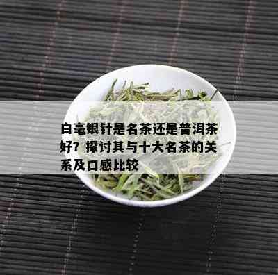 白毫银针是名茶还是普洱茶好？探讨其与十大名茶的关系及口感比较