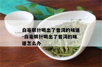 白毫银针喝出了普洱的味道-白毫银针喝出了普洱的味道怎么办